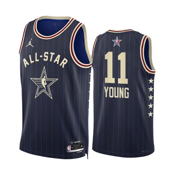 All-Star 2024 Trikot Eastern Conference Trae Young Navy Swingman - Herren